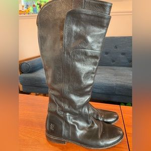 Frye Paige Tall Black Riding Boot
